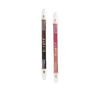 Glamza Two-Colour Dual-Sided Lip Pencil - Berry Kiss And Spiced Nude