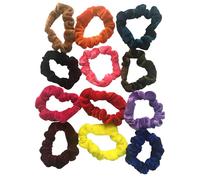 Glamza- VELVET- Mixed Bag Hair Scrunchies- 12 Pack