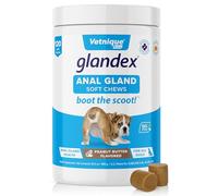 Glandex Fibre Supplements Dog Soft Chews with Pumpkin for Dogs, Digestive Enzyme & Probiotic - Vet Recommended to Boot the Scoot (120ct Chew)