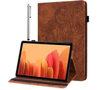 GLANDOTU Case for Lenovo Tab K10 (TB-X6C6) 10.3 inch 2021, Premium PU Leather Folio Flip Wallet Cover with Pen Holder for Lenovo Tab M10 FHD Plus (TB-X606F/TB-X606X) Tablet Case【Brown】