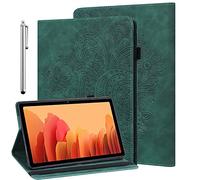 GLANDOTU Case for Nokia T10 8 Inch, Folio Flip Wallet PU Leather Tablet Cover with Fold Stand Function Cases (with Stylus pen) - Green