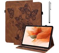 GLANDOTU Oppo Pad Air Case 10.36 inch 2022, Fold Stand Function Cover, Butterfly Folio Flip PU Leather Tablet Case for Oppo Pad Air (with Stylus pen) 【Brown】