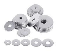 Glarks 100Pcs M4 x 20mm Large Fender Washers 304 Stainless Steel Flat Washers Set for Screw Hardware Lock