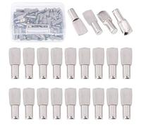 Glarks 150-Pieces 5mm Shelf Support Pegs Pins Spoon Shape Cabinet Furniture Shelve Support - Nickel Plated