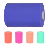 Glarks 1Roll 15CM x 91.44M Royal Blue Tulle Fabric Roll, Tulle Organza Fabric Spool for DIY Tutu Skirt Baby Shower Decor Wedding Backdrop Crafts Birthday Party Supplies