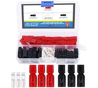 Glarks 20 Pair 30AMP Quick Disconnect Power Terminals, Red Black Quick Connect Battery Connector Modular Power Connectors Set