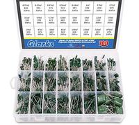 Glarks 24 Value 700PCS 0.22NF- 470NF Polyester Film Capacitor Assortment Kit