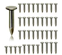 Glarks 300Pcs 1inch Steel Roofing Felt Nails Roofing Felt Pins Clout Nails Countersunk Head Felt Nails, for Securing Shed Roofs, Roofing Felt Slate Boards, Wood Shed Tiles