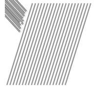 Glarks 30pcs 0.8mm Diameter Stainless Steel Spring Wire Kit, 400mm Length Spring Steel Wire, Straight Full Hard Music Wires for DIY Crafts, Jewelry Making, Model Building, Manufacture