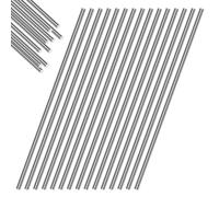 Glarks 30pcs 1.4mm Diameter Stainless Steel Spring Wire Kit, 400mm Length Spring Steel Wire, Straight Full Hard Music Wires for DIY Crafts, Jewelry Making, Model Building, Manufacture