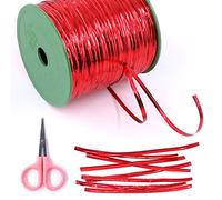 GLARKS 350 Yard Red Metallic Twist Ties for Bread Candy Bag Parties Decorative Ties
