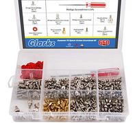 Glarks 660-Pieces Phillips Head Computer PC Spacer Screws Assortment Kit for Hard Drive Computer Case Motherboard Fan Power Graphics (Extra: Phillips Screwdriver)