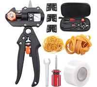 Glarks Professional Garden Fruit Tree Plant Pruning Shears Grafting Cutting Tool Kit with Grafting Tape Rubber Bands