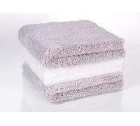 Glart 3 microfiber cloths for high-gloss kitchens, 40x40 cm, ultrasonically cut. Ideal for kitchen fronts and paint cleaning. Practical kitchen towel