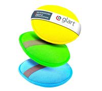 Glart 43PP Microfiber Polishing Pad Set - 3 pcs round 130x25 mm - for car polish, wax, paint cleaner, sealant - manual use for car detailing, plastic care, interior & exterior maintenance.