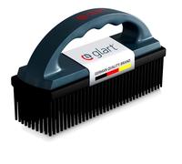 Glart 45THB Premium dog brush pet hair brush, removes pet hair and dirt from all car seats, upholstery, carpets, anthracite/black, for car, household, office.