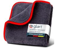Glart 44TP Super Soft Premium Microfibre Cloth 40 x 40 cm, for Car and Motorcycle Drying, Detailing, Polishing, Cleaning, Wash, Anthracite