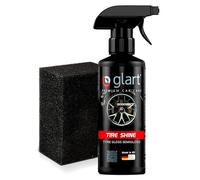 Glart 45RK45RK Tire Shine 500 ml, with applicator sponge, satin finish, UV protection, color enhancing, for tire sidewalls, plastic, door rubber, rubber care, car care, vehicle preparation, auto detai