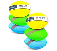 Glart 46PP Microfiber Car Hand Polishing Sponge 6-piece set, 130 x 25 mm, Wax Applicator Pad for Waxes, Polishes, Paint Cleaners, Car Polish, Paint Sealant, instead of a Polishing Machine with Polishing Sponge