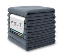 Glart Set of 7 all around car paint-protecting, fluffy microfiber cloths 380 GSM polishing cloths for car, motorcycle & polishing machine, detailing microfiber polishing cloth set, 40x40 cm