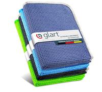 Glart 4 Super Soft Microfibre Cloths 40 x 40 cm, for Car Cleaning, Detailing and Drying, Car Care - Home Car, Multipurpose