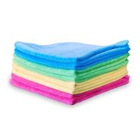 Glart H4488 Pack of 8 Universal Microfiber Towels 40x40 cm All Purpose rags Household Kitchen Toilet Bathroom House Garden Office, Instead of Cotton, Kitchen Towels or Dish cloths