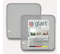 Glart H44T2 Dough Cleaning Cloths 2-Pack 32×32 cm Removes Dough Residue from Bowls, Whisks, Silicone & Steel Scratch-Free Reusable Net Wipes Dishwasher Safe Kitchen Tool for Baking & Cooking