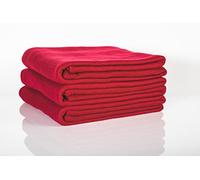 Glart Oeko-Tex fleece blankets set of 3, each 130x160 cm, over 200 g/m2. Ideal as a sofa blanket, cuddly blanket, sofa throw or picnic blanket