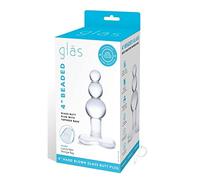 Glas Beaded Dildo in Clear