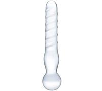 Glas Joystick Clear Glass Dildo 8 Inch