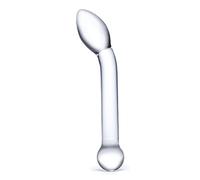 Glas Slimline G-Spot and P-Spot Glass Dildo 8 Inch