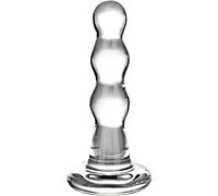 Glas Triple Play Beaded Butt Plug