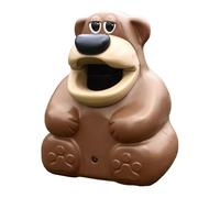 Glasdon TidyBear™ Novelty Litter Bin 70L Outdoor Indoor Waste Bins Commercial Schools Playgrounds Nurseries Rubbish Bin Waste Disposal Durable Sturdy Strong Quality Tested Lockable