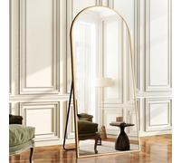 GlasFlength Arched Mirror Full Length 64"x21",Free Standing Leaning Mirror Hanging Mounted Body Mirror,Versatile Decor for Living Room, Bedroom, or Cloakroom