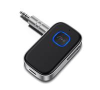 GlasFlength Aux Bluetooth Adapter Car, Bluetooth 5.0 Receiver for Hands-Free Call Stereo Music Bluetoot h Adapter Aux 3.5mm 16 Hours Playtime Adapte r for Car Radio Headphones Stereo System