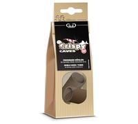 GlasGarten Crispy Caves | size M / 2 pcs. - edible caves for ornamental shrimps, 2in1 = hiding & feeding place, rich in fibre with wood fibres & walnut leaves