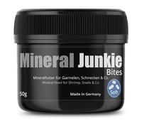 GlasGarten Mineral Junkie Bites | 50g - Complementary feed for shrimps & snails, supplementary food/rearing food with minerals, soft bites