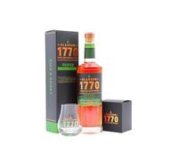 Glasgow 1770 - Peated Single Malt Scotch - Whisky 70cl 46% ABV (Includes Branded Glass)