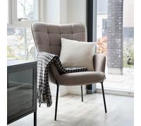Glasgow Accent Armchair - Stone Fabric