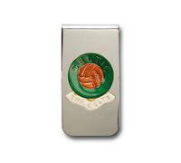 Glasgow Celtic football club chrome money clip