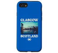 Glasgow City Skyline Scotland Flag Scotland Souvenir Case for iPhone SE (2020) / 7/8