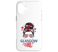 Glasgow Girl British Flag UK Women's Patriotic Sunglasses Case for iPhone 16 Plus