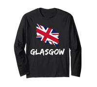 Glasgow Great Britain Flag British Heritage & English Pride Long Sleeve T-Shirt