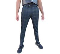 Glasgow Kilt Company Men’s Scottish Black Watch Tartan Trousers - Royal Look - Premium Quality - Comfortable - Straight fit - Stylish Look (40, Small)