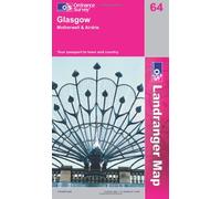 Glasgow, Motherwell and Airdrie: Sheet 64 (OS Landranger Map)