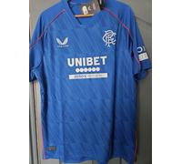 Castore Mens Rangers Home Shirt 2024 2025 Blue L