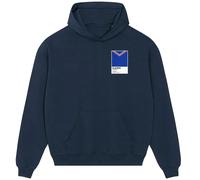 Glasgow Rangers Classic Football Shirt Colours Frame Men's Hoodie - Navy / M