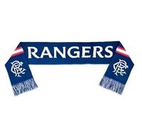 Glasgow Rangers FC Crest Named Scarf - Official Football Gift, Supporters/Fan/Match Day Accessory, Winter, Xmas