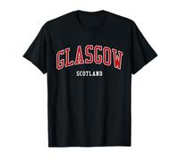 Glasgow Scotland College University Style T-Shirt