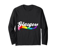 Glasgow Scotland Gay Pride LGBTQ+ Parade Celebration Rainbow Long Sleeve T-Shirt